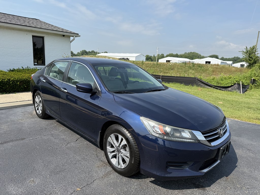 Blue 2015 Honda Accord Sedan Front-Wheel Drive Continuously Variable Transmission