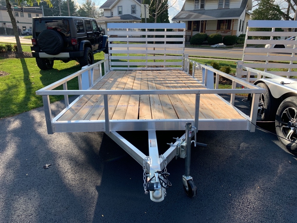 USED 2021 SPORT HAVEN AUT714 7x14 Aluminum Utility Trailer FOR SALE in