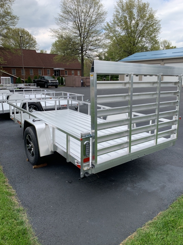 USED 2021 SPORT HAVEN AUT612D 6x12 Aluminum Utility Trailer FOR SALE in