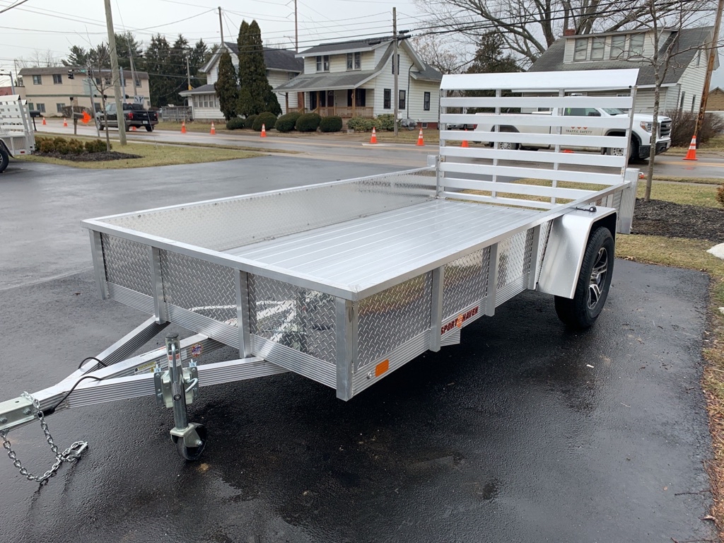 USED 2022 SPORT HAVEN AUT612DS 6x12 ALUM UTILITY TRAILER FOR SALE in ...