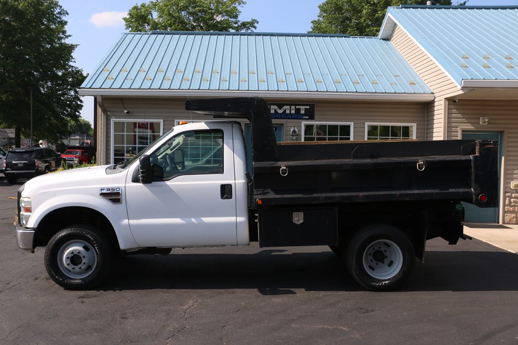 2008 FORD F350 DUMP TRUCK 4x4 DIESEL DUMP TRUCK - Image 2