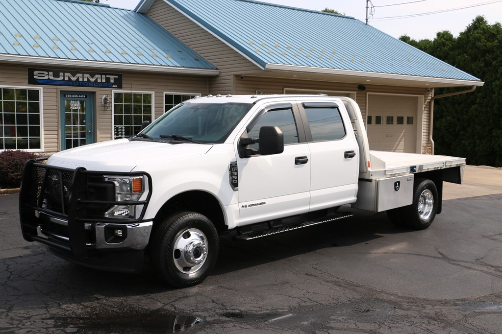 2021 Ford F350 FLAT BED 4x4 DIESEL ALUM FLAT BED - Main Image