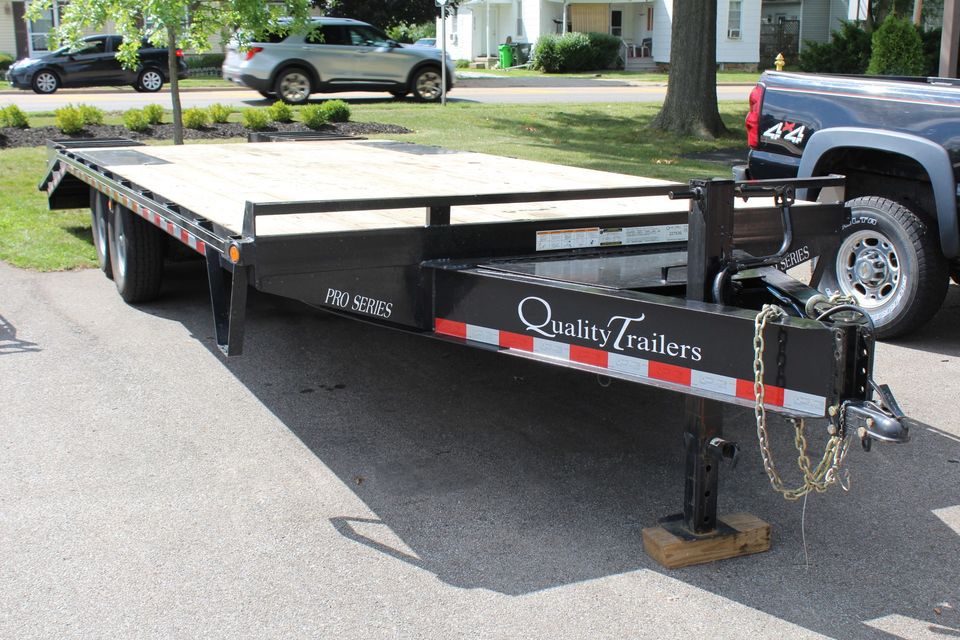 USED 2020 QUALITY TRAILERS CAR HAULER 16000 Lb GVWR FOR SALE in Wooster