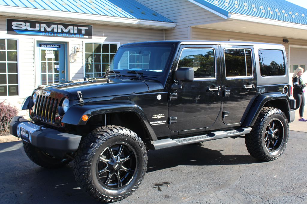 USED 2013 JEEP WRANGLER UNLIMI 4x4 SAHARA UNLIMITED FOR SALE in Wooster ...