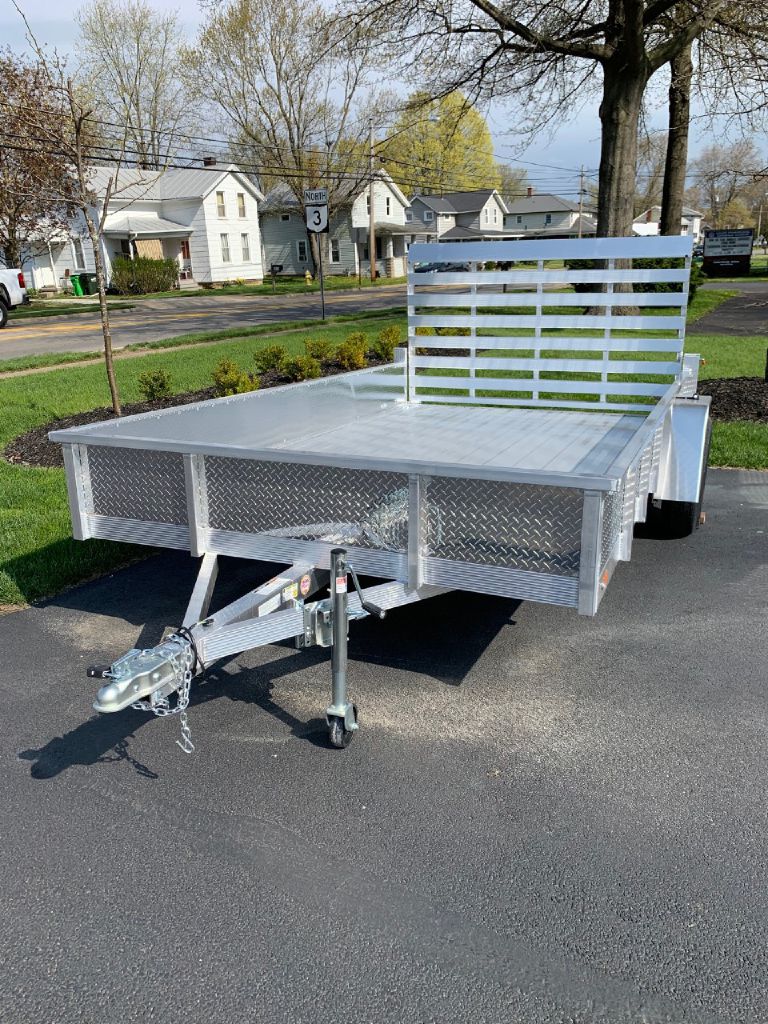 USED 2021 SPORT HAVEN AUT712DS 7x12 Aluminum Utility Trailer FOR SALE ...