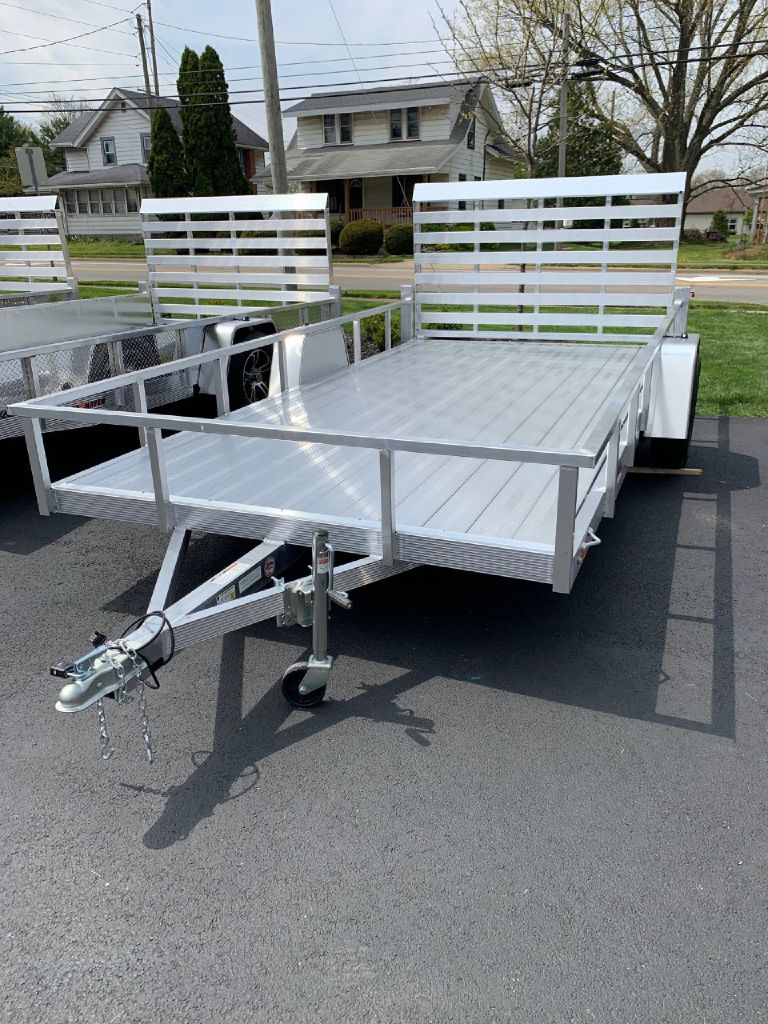 USED 2021 SPORT HAVEN AUT714D 7x14 Aluminium Utility Trailer FOR SALE