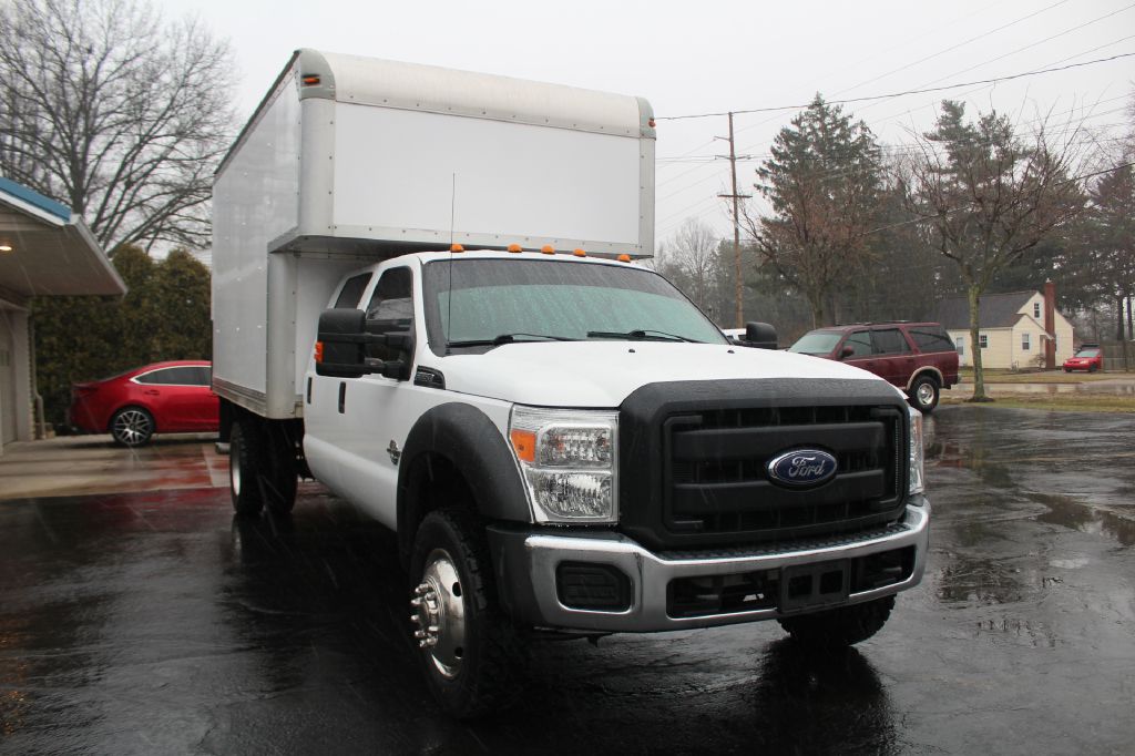 USED 2015 FORD F550 BOX TRUCK 4x4 FOR SALE in Wooster, Ohio Summit