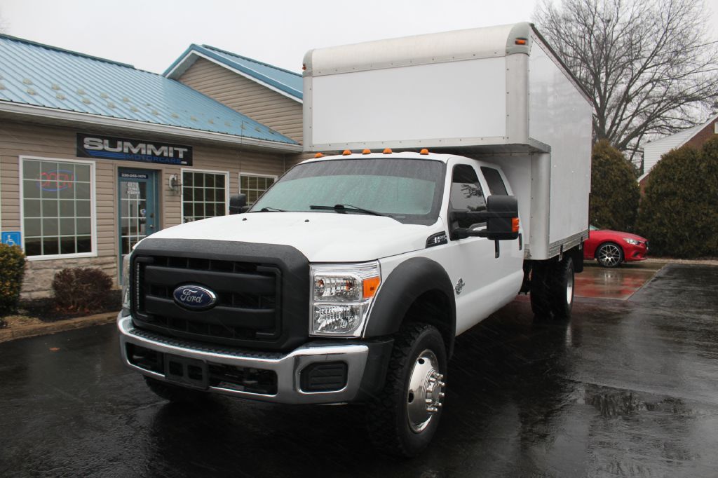 USED 2015 FORD F550 BOX TRUCK 4x4 FOR SALE in Wooster, Ohio Summit