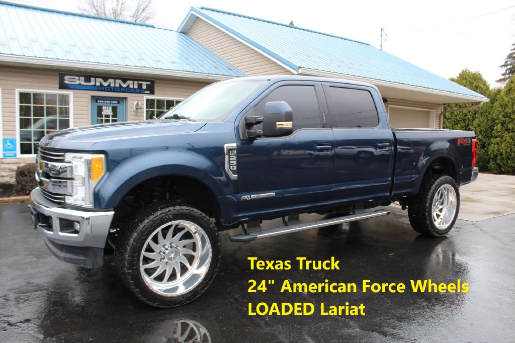 2017 FORD F250 LARIAT FX4 4x4 LARIAT FX4 POWERSTROKE for sale at Summit Motorcars