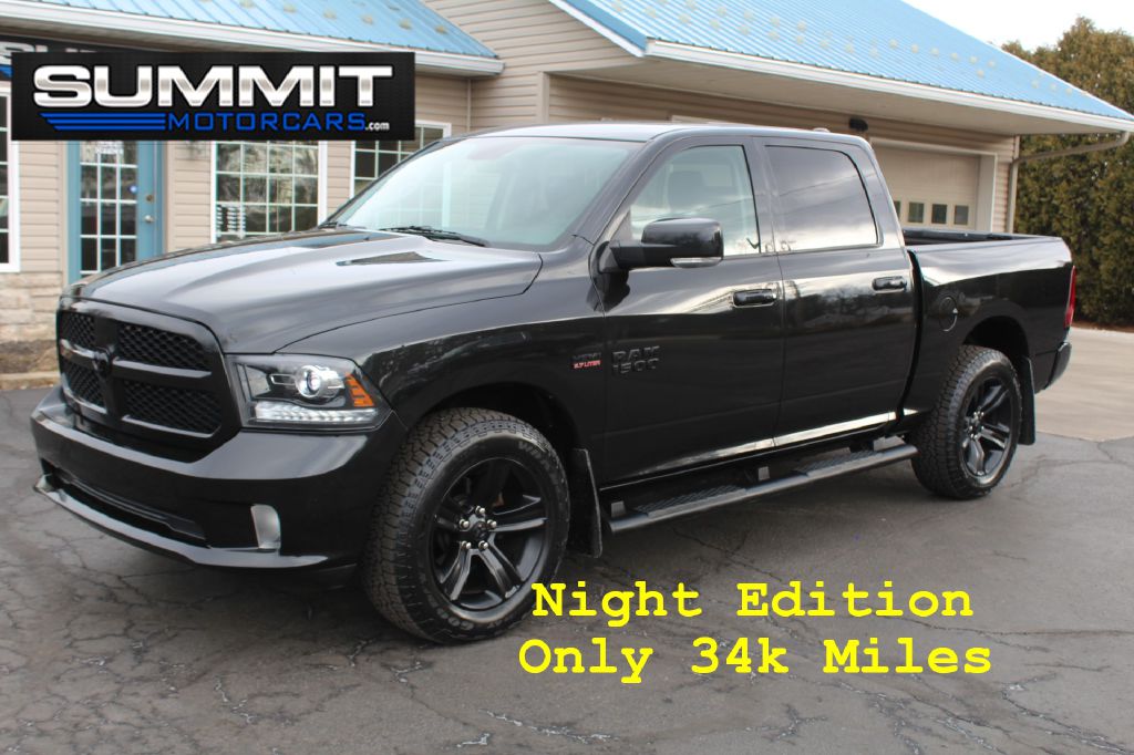 Used 2017 ram 1500 sport 4x4 sport 5 7l hemi for sale in wooster ohio