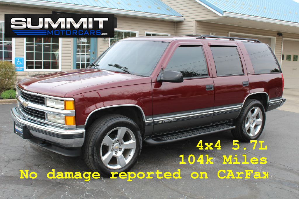 USED 1999 CHEVROLET TAHOE LT 4x4 K1500 TAHOE FOR SALE in Wooster, Ohio ...