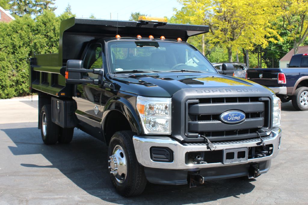 USED 2013 FORD F350 DRW DUMP 4x4 DRW DUMP TRUCK FOR SALE in Wooster ...