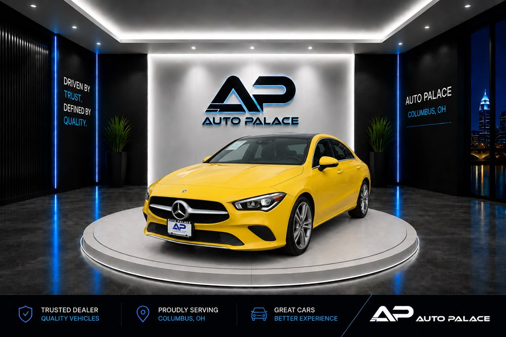 Yellow 2020 Mercedes-Benz CLA Coupe Front-Wheel Drive Automatic