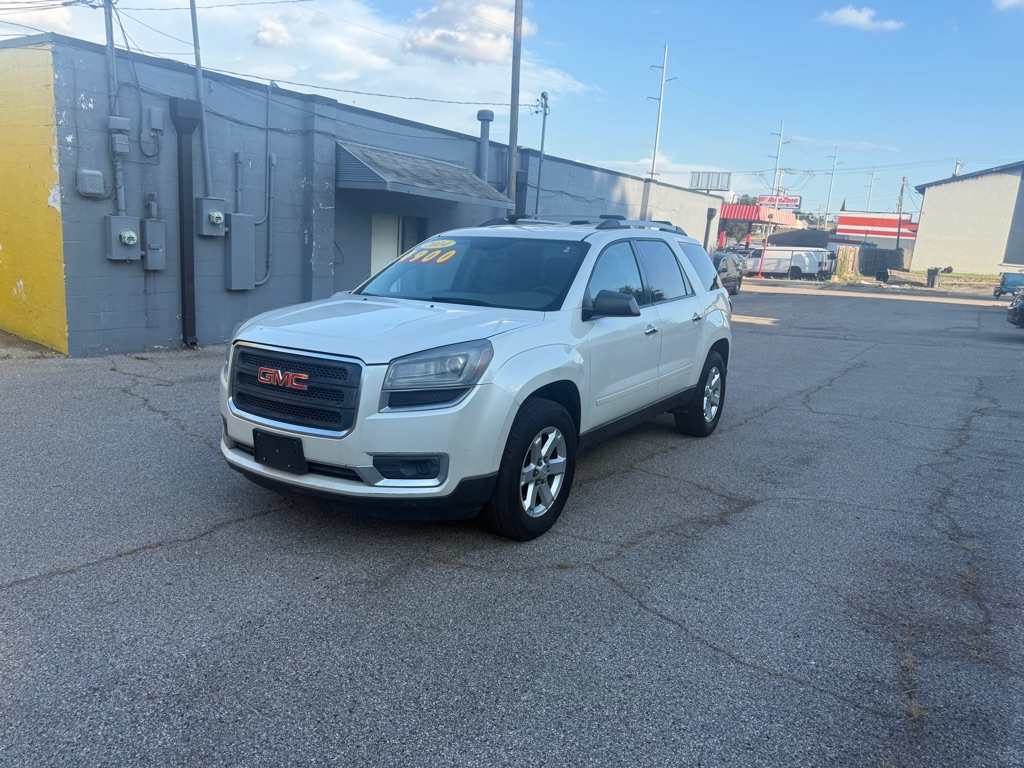 White 2014 GMC Acadia SUV / Crossover Front-Wheel Drive Automatic