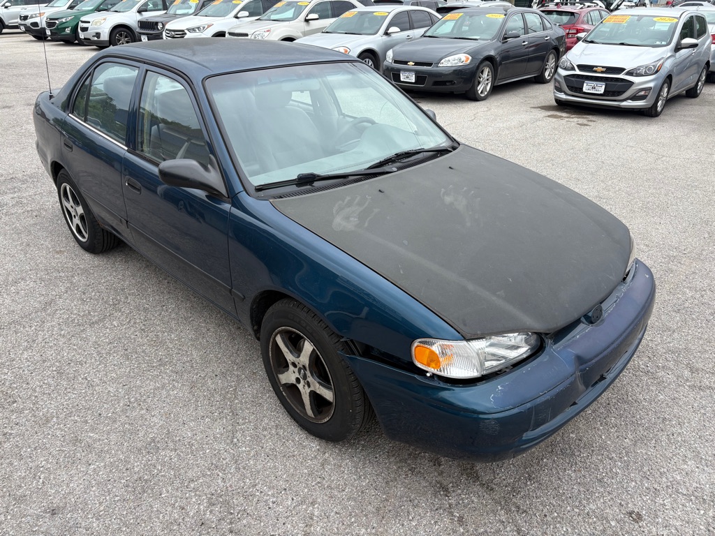 Blue 2000 Chevrolet Prizm FWD Sedan Front-Wheel Drive 5-Speed Manual