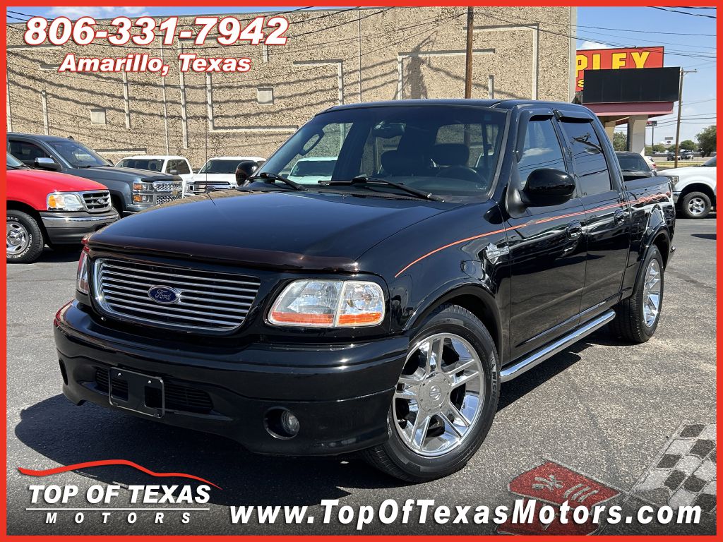 Black 2002 Ford F-150 Pickup Truck Rear-Wheel Drive Automatic