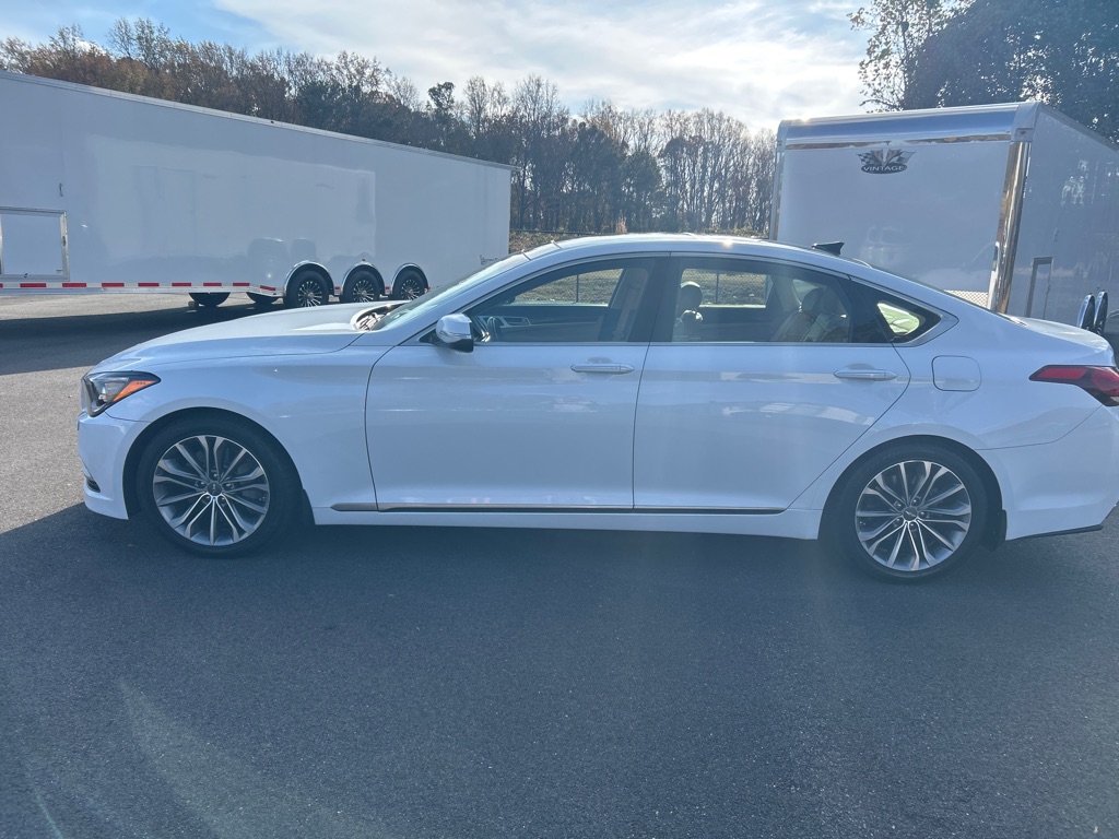 White 2016 Hyundai Genesis Sedan Rear-Wheel Drive Automatic