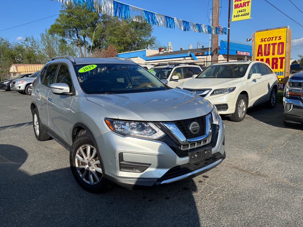 2019 Nissan Rogue S AWD Plata SUV/Crossover Tracción en las cuatro ruedas Transmisión variable continua