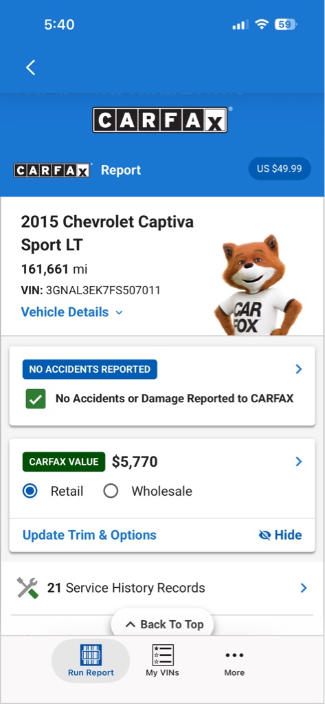 Photo 34 of this CHEVROLET CAPTIVA