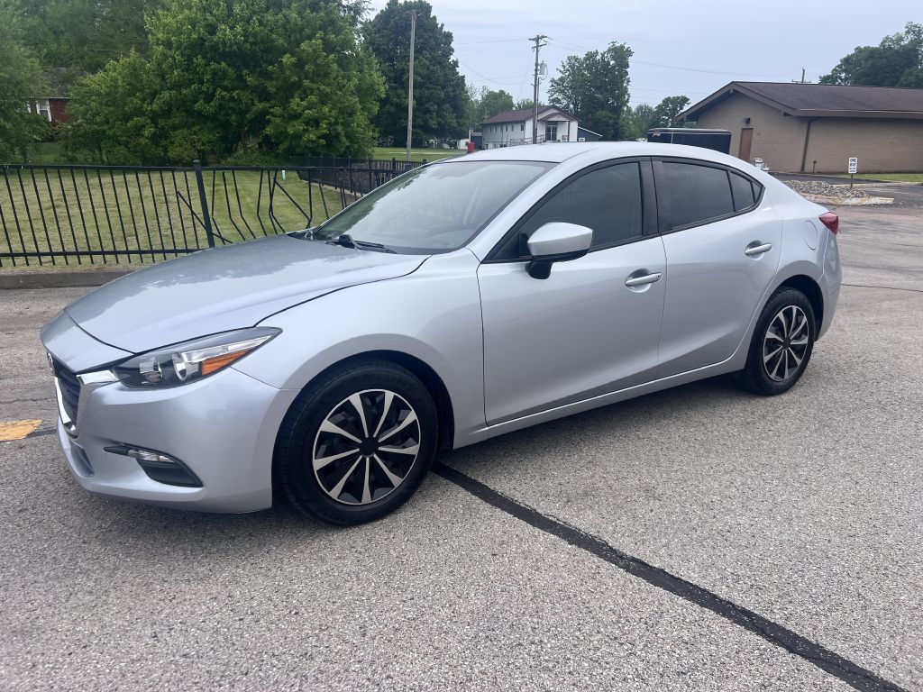Silver 2017 Mazda MAZDA3 Sport Sedan Front-Wheel Drive Automatic