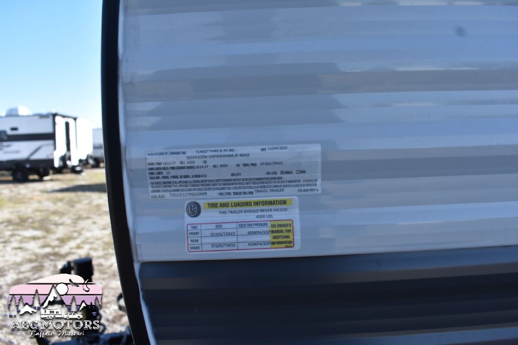 SUNSET PARK SUNLITE 19BH 2024 SUNSET PARK SUNLITE 19BH 7J3U1E117RS010699