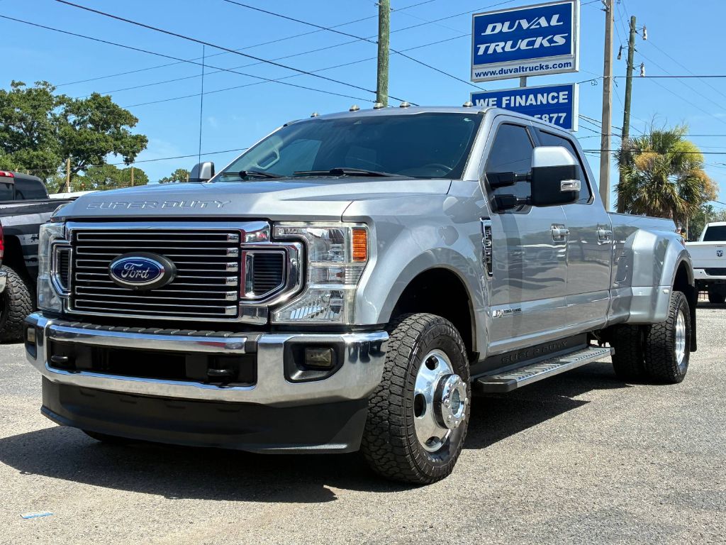Silver 2020 Ford F-350 Super Duty Pickup Truck Four-Wheel Drive Automatic