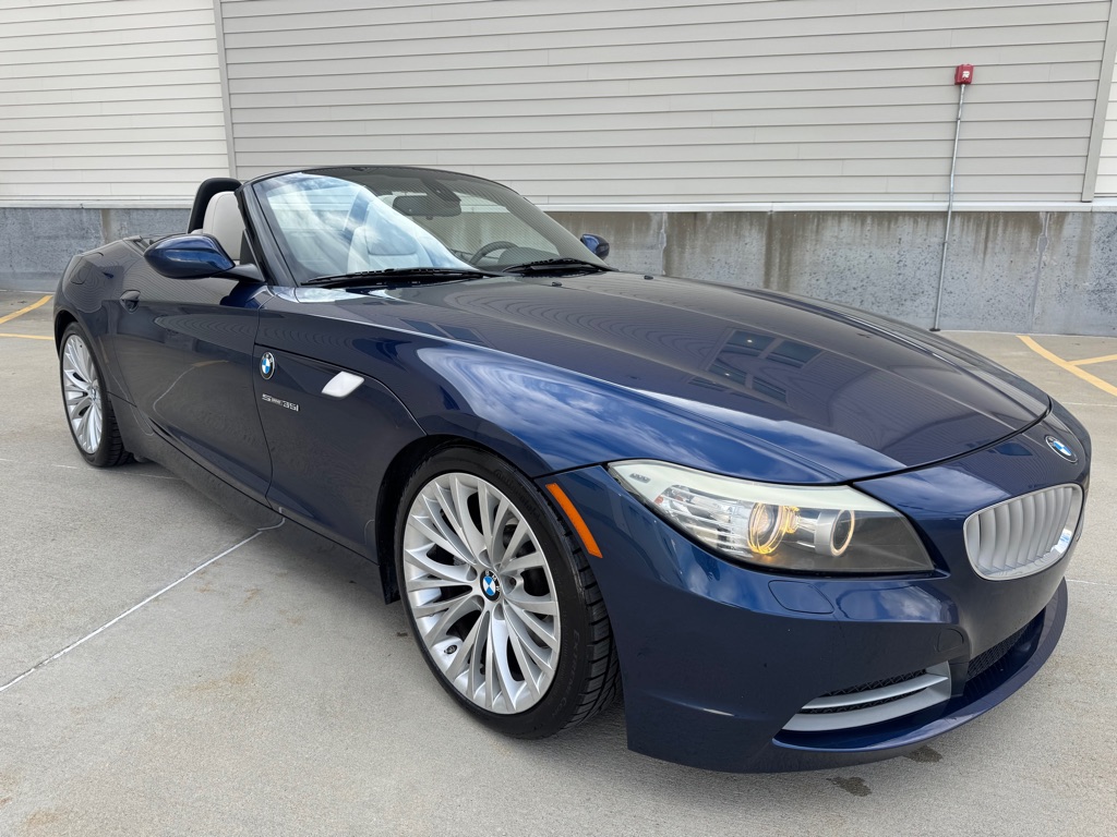 Blue 2009 BMW Z4 sDrive35i Roadster RWD Convertible Rear-Wheel Drive Automatic