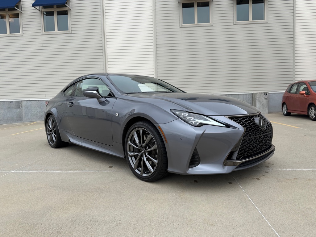 Gray 2019 Lexus RC 350 F Sport RWD Coupe Rear-Wheel Drive Automatic