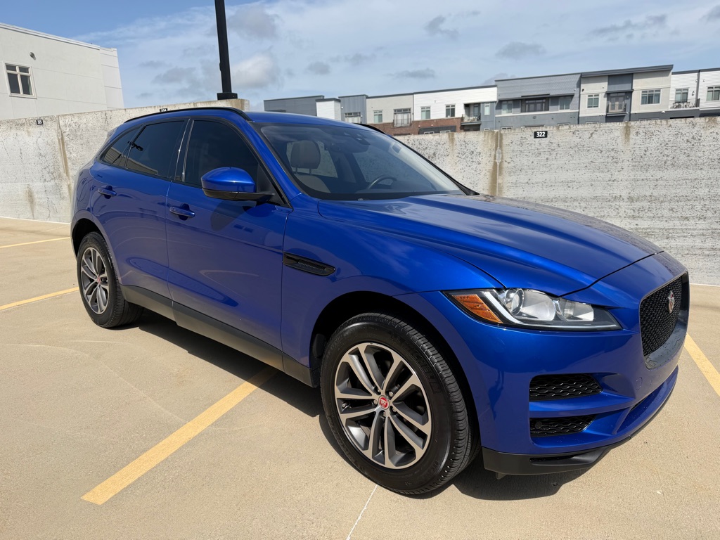 Blue 2019 Jaguar F-PACE SUV / Crossover All-Wheel Drive Automatic