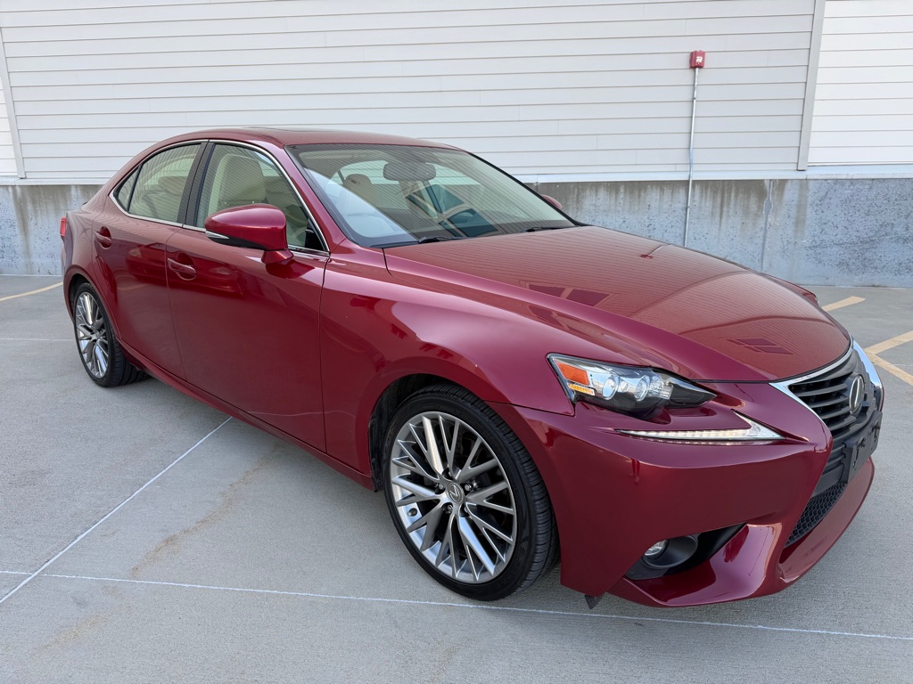 Red 2015 Lexus IS Sedan All-Wheel Drive Automatic