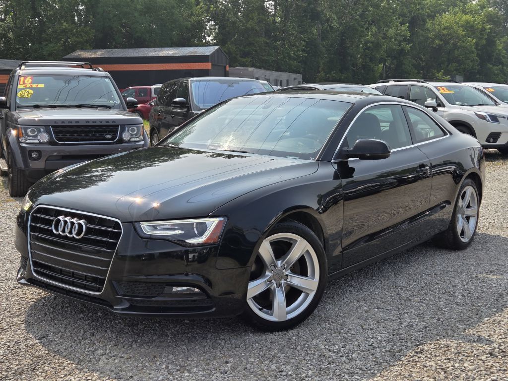 Black 2013 Audi A5 Coupe All-Wheel Drive Automatic