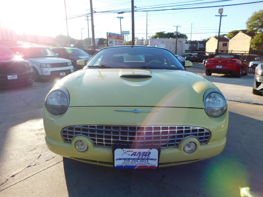 Used Car 2002 Ford Thunderbird  Convertible Rear Wheel Drive For Sale Under $15,000 In San Antonio, Texas