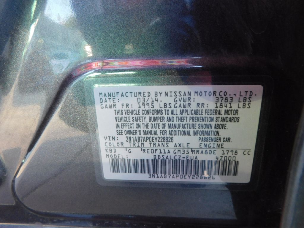 Used Car 2014 Nissan Sentra  S For Sale Under $10,000 In San Antonio, Texas