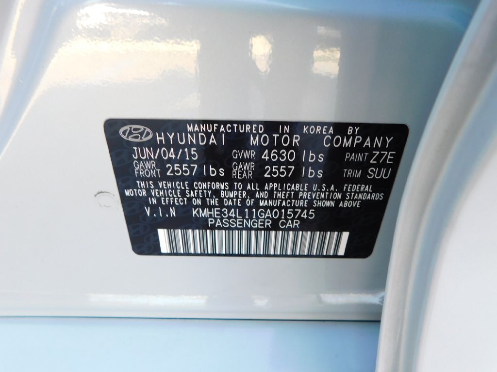 Used Car 2016 Hyundai Sonata  Hybrid For Sale Under $10,000 In San Antonio, Texas