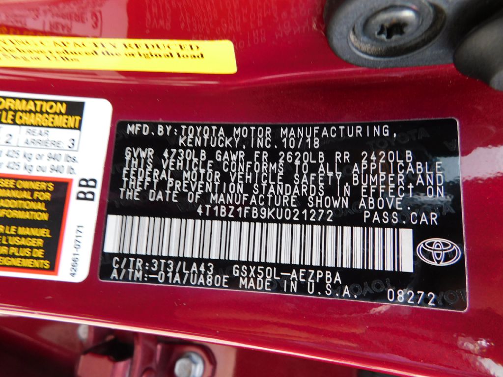 Used Car 2019 Toyota Avalon  Xle For Sale Under $15,000 In San Antonio, Texas