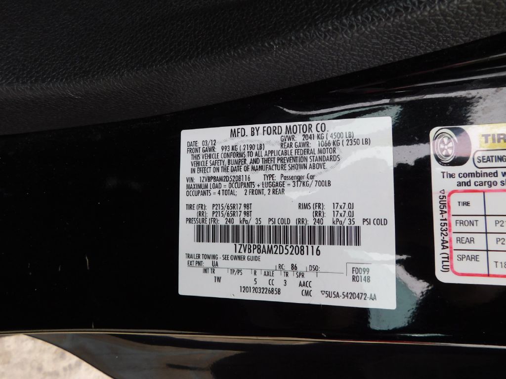 Used Car 2013 Ford Mustang  For Sale Under $10,000 In San Antonio, Texas