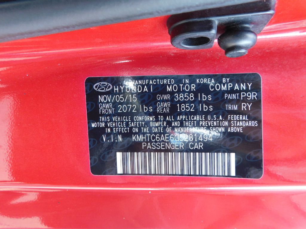 Used Car 2016 Hyundai Veloster  Turbo For Sale Under $10,000 In San Antonio, Texas