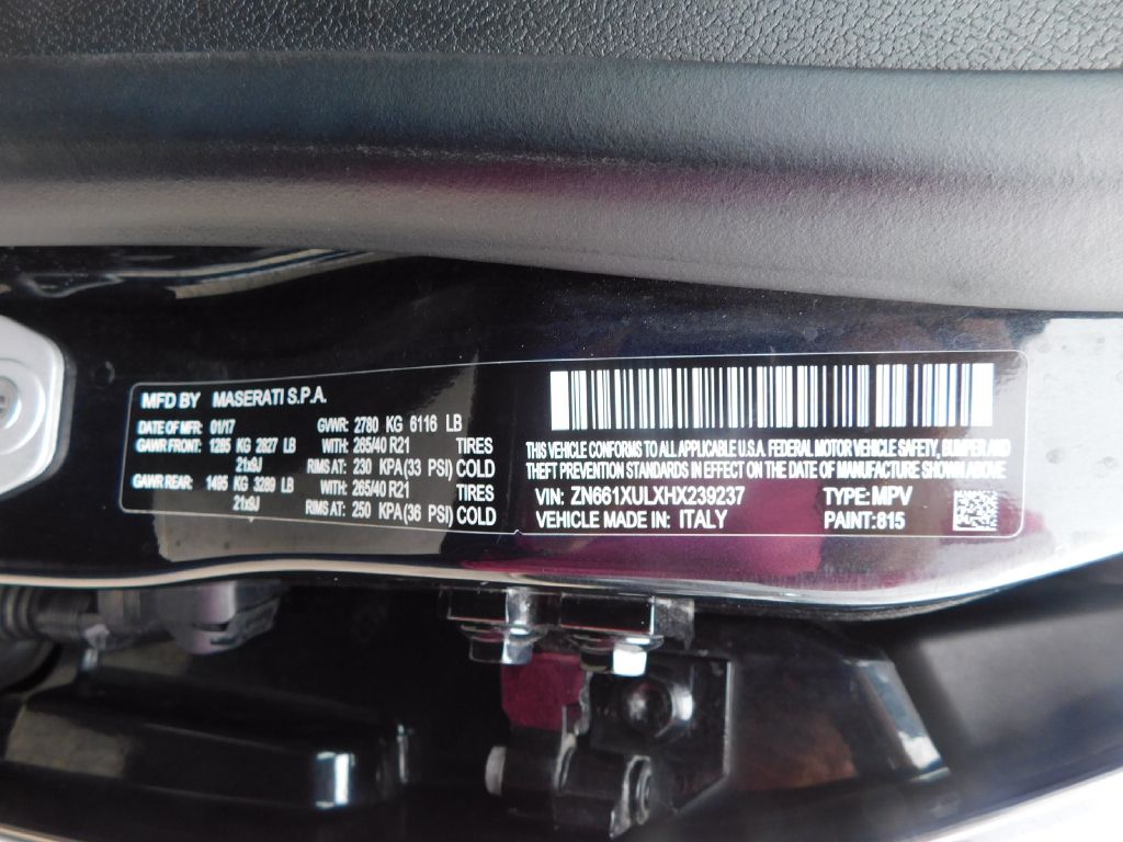 Used Car 2017 Maserati Levante  Luxury For Sale Under $15,000 In San Antonio, Texas