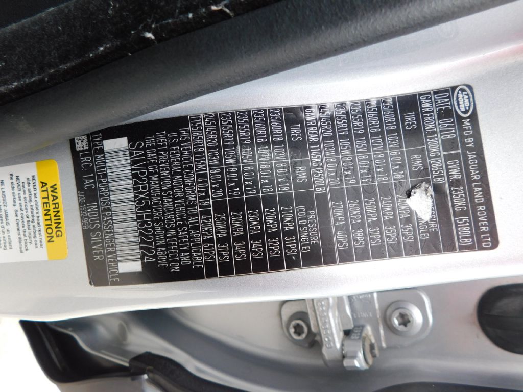 Used Car 2018 Land Rover Range Rover Evo  Se For Sale Under $15,000 In San Antonio, Texas