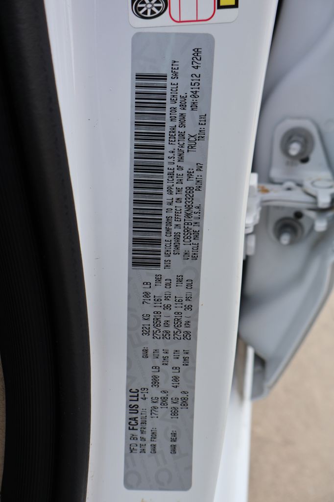 Used Car 2019 Ram 1500  Big Horn/lone Star For Sale Under $20,000 In San Antonio, Texas