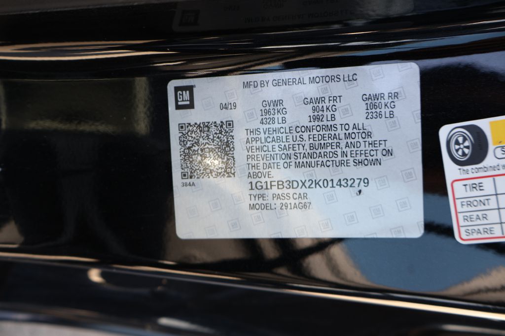 Used Car 2019 Chevrolet Camaro  Ls For Sale Under $15,000 In San Antonio, Texas