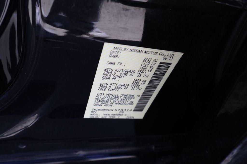 Used Car 2012 Nissan Armada  Sl For Sale Under $10,000 In San Antonio, Texas