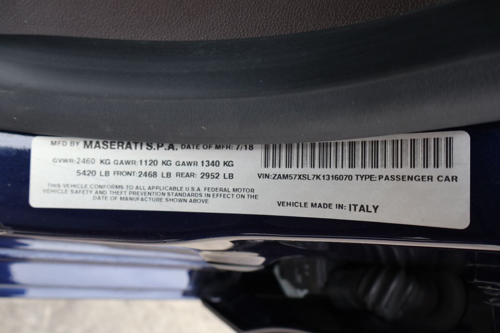 Used Car 2019 Maserati Ghibli  Granlusso For Sale Under $20,000 In San Antonio, Texas