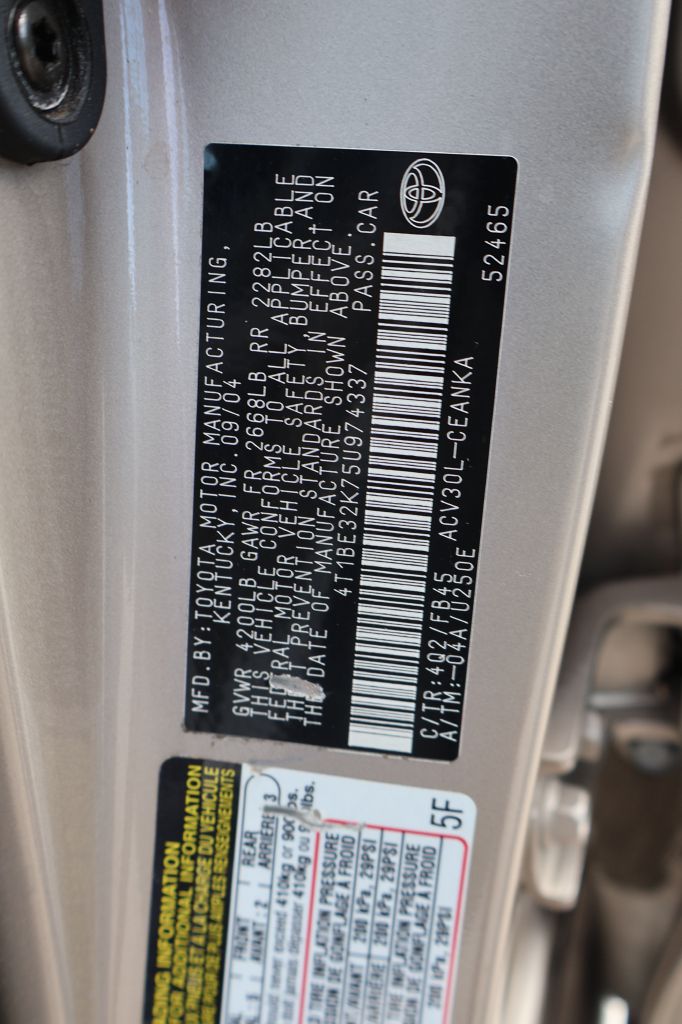 Used Car 2005 Toyota Camry  Le For Sale Under $10,000 In San Antonio, Texas
