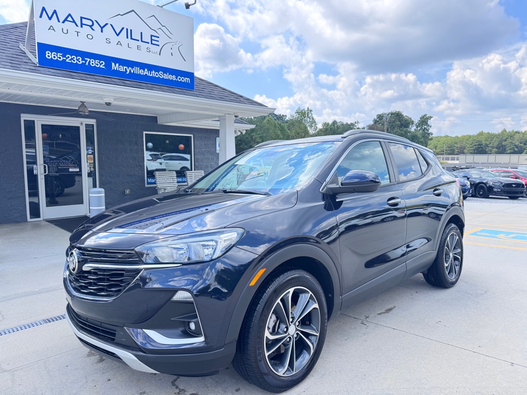 Blue 2020 Buick Encore GX SUV / Crossover Front-Wheel Drive Continuously Variable Transmission