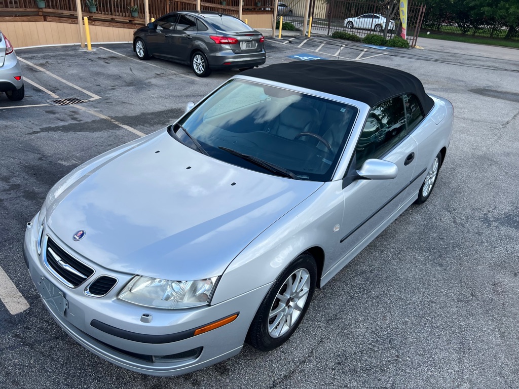 Silver 2004 Saab 9-3 Arc Convertible Convertible Front-Wheel Drive Automatic