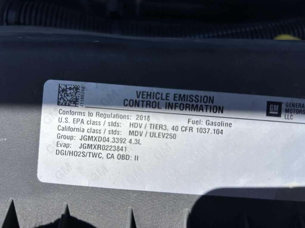 CHEVROLET EXPRESS G2500 2018 CHEVROLET EXPRESS G2500 1GCWGAFP4J1185746