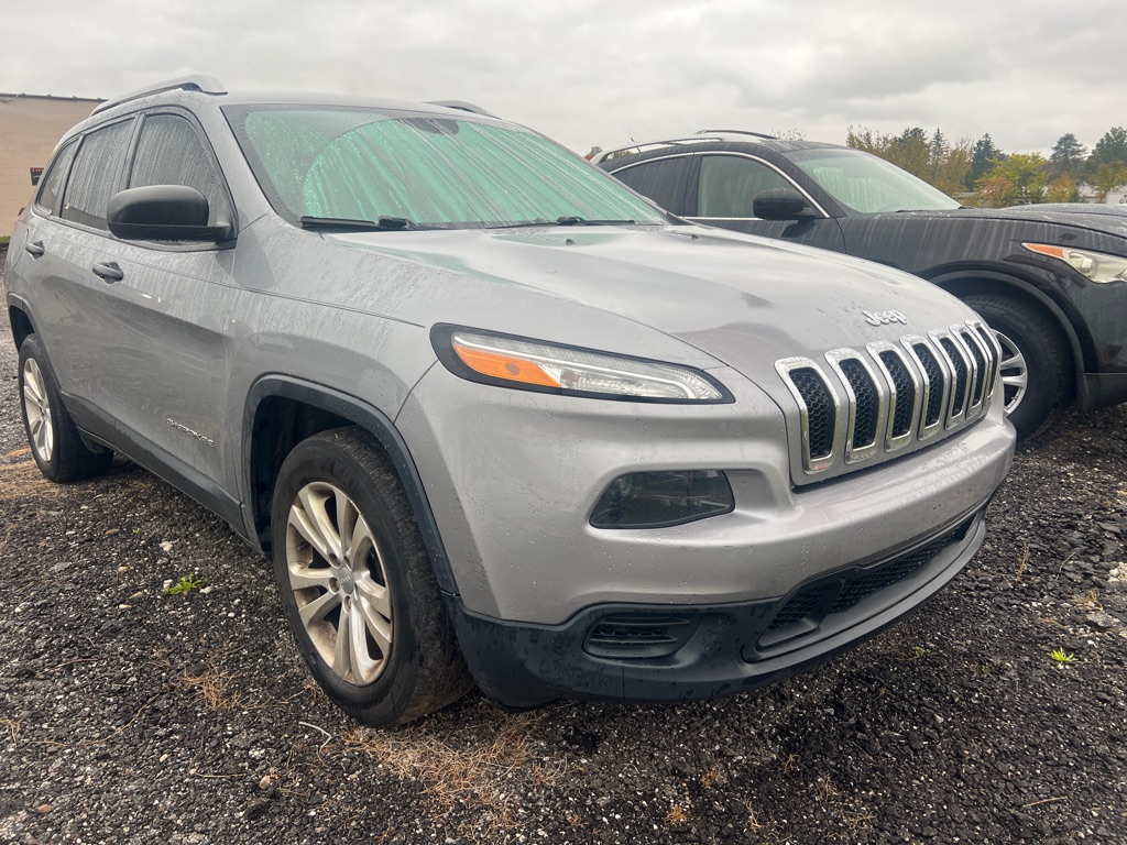 Used 2015 JEEP CHEROKEE SPORT for sale at Towpath Motors Cuyahoga Falls Used Car Dealer