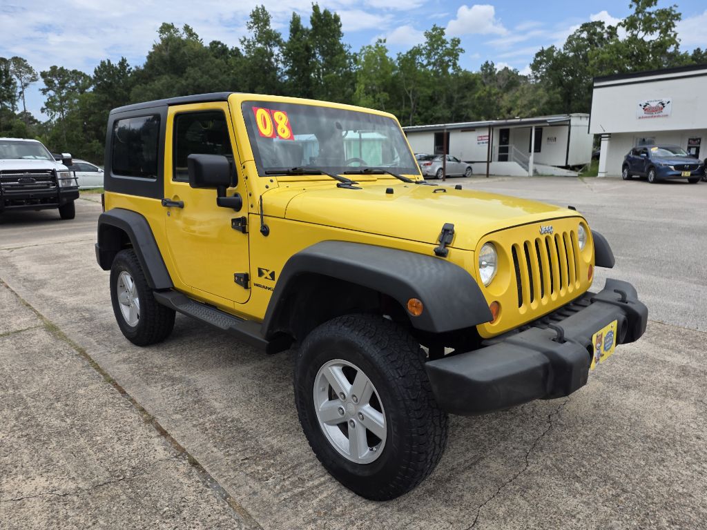 Yellow 2008 Jeep Wrangler SUV / Crossover Four-Wheel Drive 6-Speed Manual