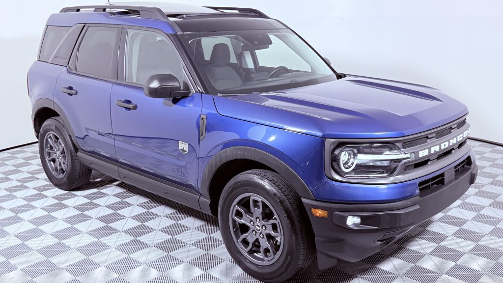 Blue 2024 Ford Bronco Sport SUV / Crossover All-Wheel Drive Automatic